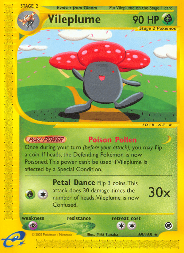 Vileplume (69/165) [Expedition: Base Set] - Doe's Cards