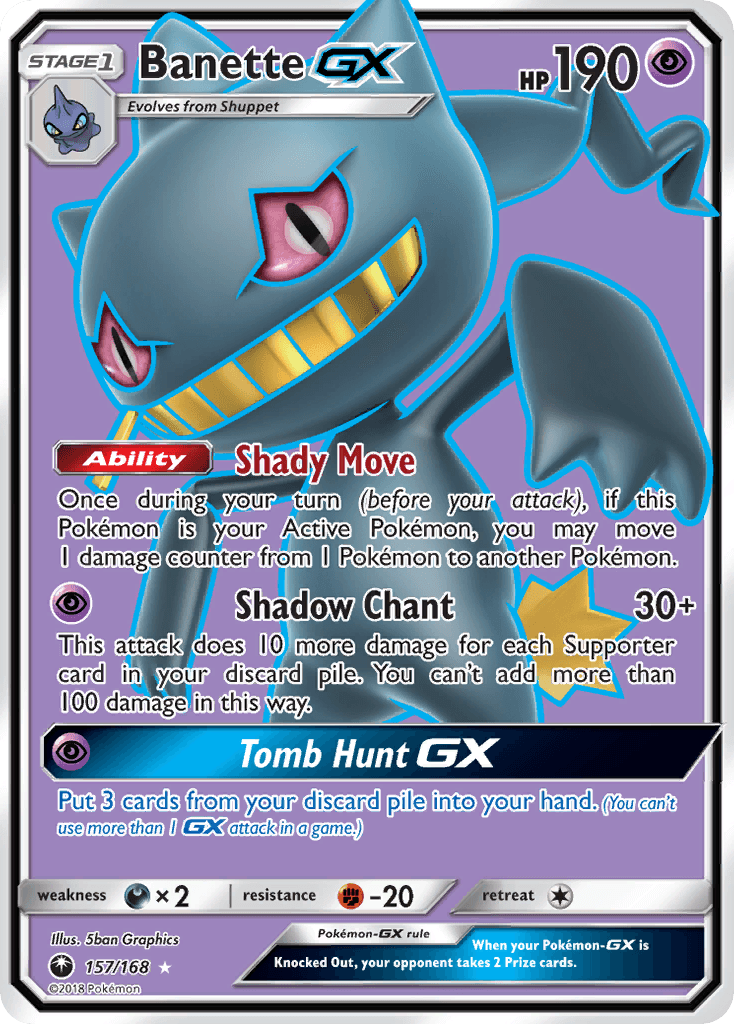 Banette GX (157/168) [Sun & Moon: Celestial Storm] - Doe's Cards