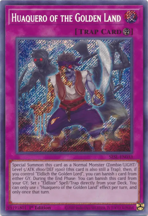 Huaquero of the Golden Land [SESL-EN033] Secret Rare - Doe's Cards
