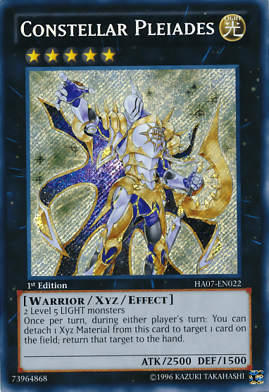 Constellar Pleiades [HA07-EN022] Secret Rare - Doe's Cards