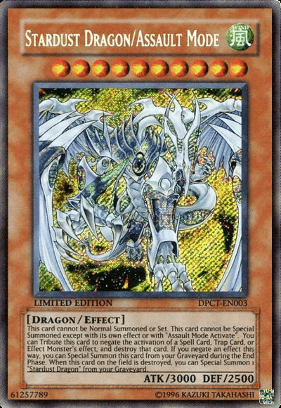 Stardust Dragon/Assault Mode (Secret) [DPCT-EN003] Secret Rare - Doe's Cards