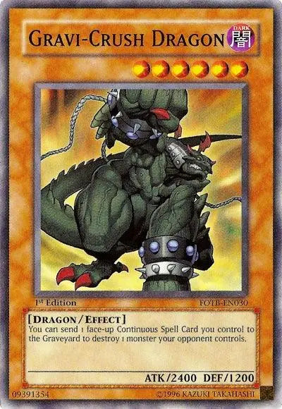 Gravi-Crush Dragon [FOTB-EN030] Common - Doe's Cards