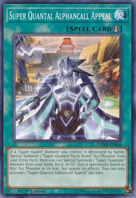 Super Quantal Alphancall Appeal [DANE-EN056] Common - Doe's Cards