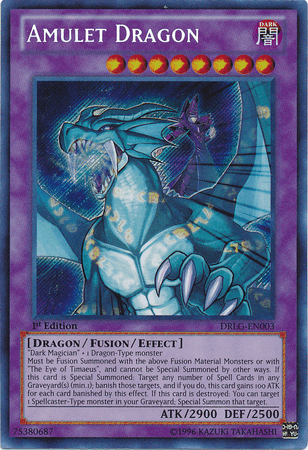 Amulet Dragon [DRLG-EN003] Secret Rare - Doe's Cards