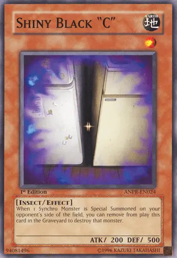 Shiny Black "C" [ANPR-EN024] Common - Doe's Cards
