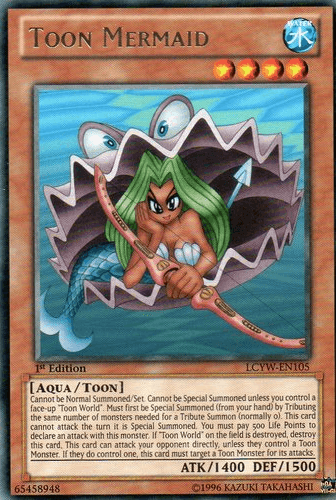 Toon Mermaid [LCYW-EN105] Rare - Doe's Cards