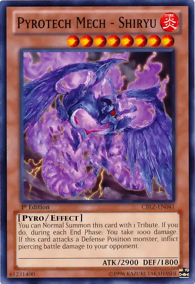 Pyrotech Mech - Shiryu [CBLZ-EN041] Common - Doe's Cards
