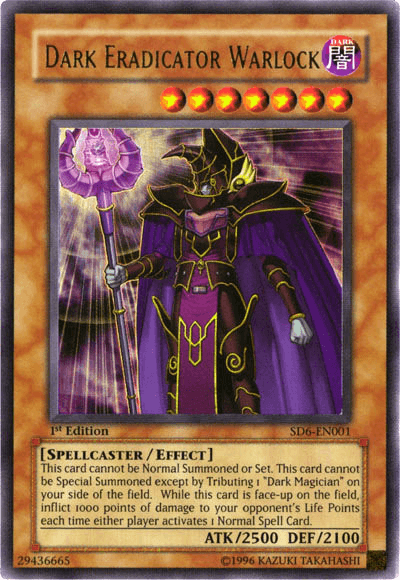 Dark Eradicator Warlock [SD6-EN001] Ultra Rare - Doe's Cards