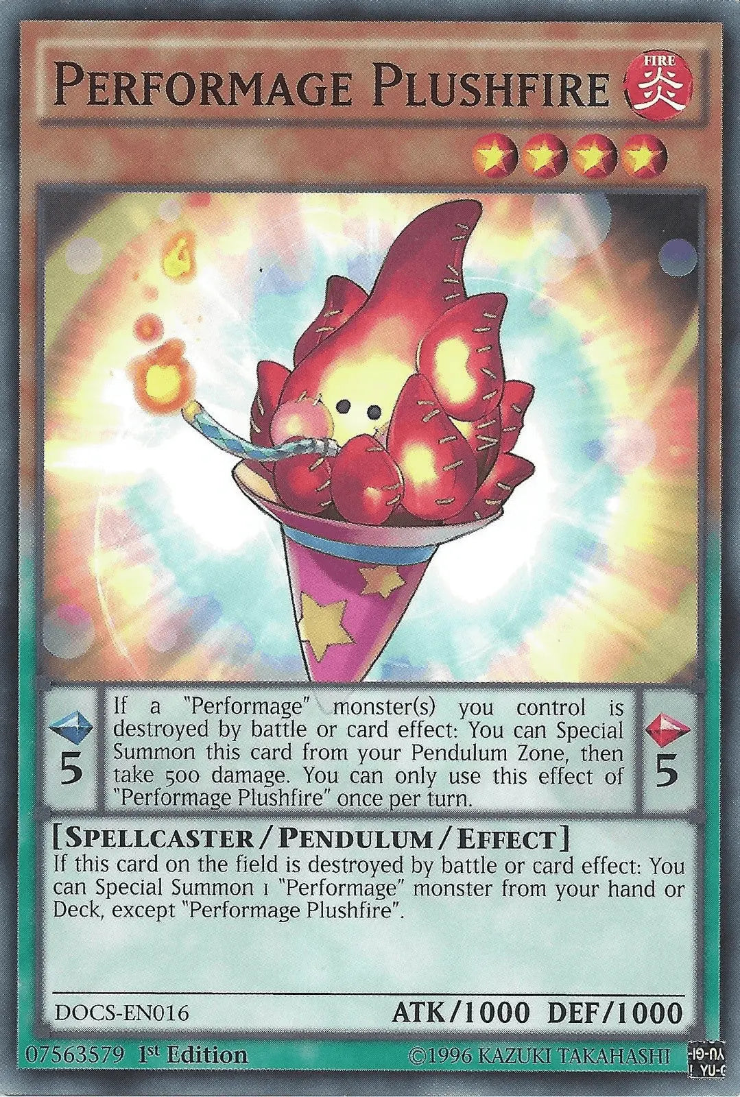 Performage Plushfire [DOCS-EN016] Common - Doe's Cards