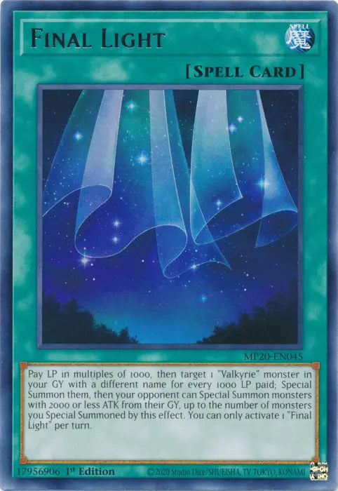 Final Light [MP20-EN045] Rare - Doe's Cards