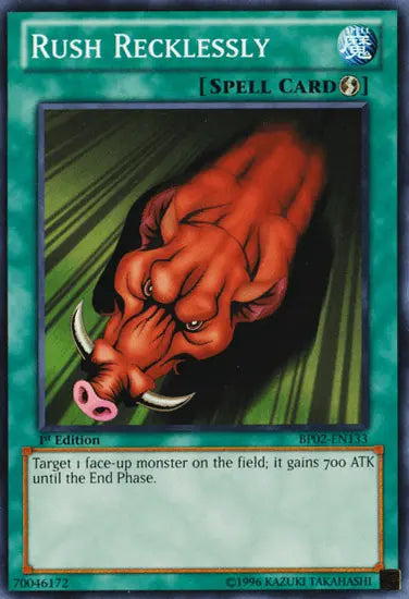 Rush Recklessly [BP02-EN133] Common - Doe's Cards