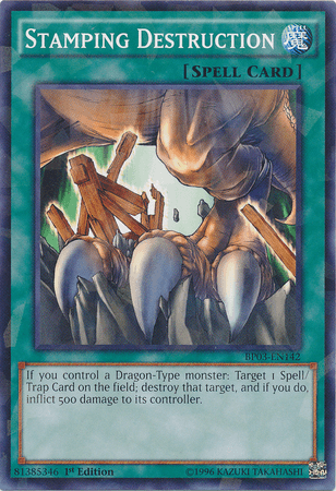 Stamping Destruction [BP03-EN142] Shatterfoil Rare - Doe's Cards