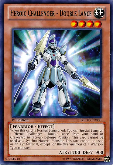 Heroic Challenger - Double Lance [REDU-EN008] Rare - Doe's Cards