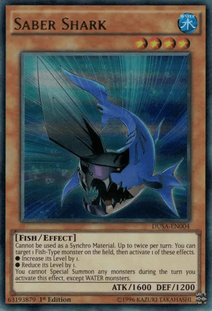 Saber Shark [DUSA-EN004] Ultra Rare - Doe's Cards