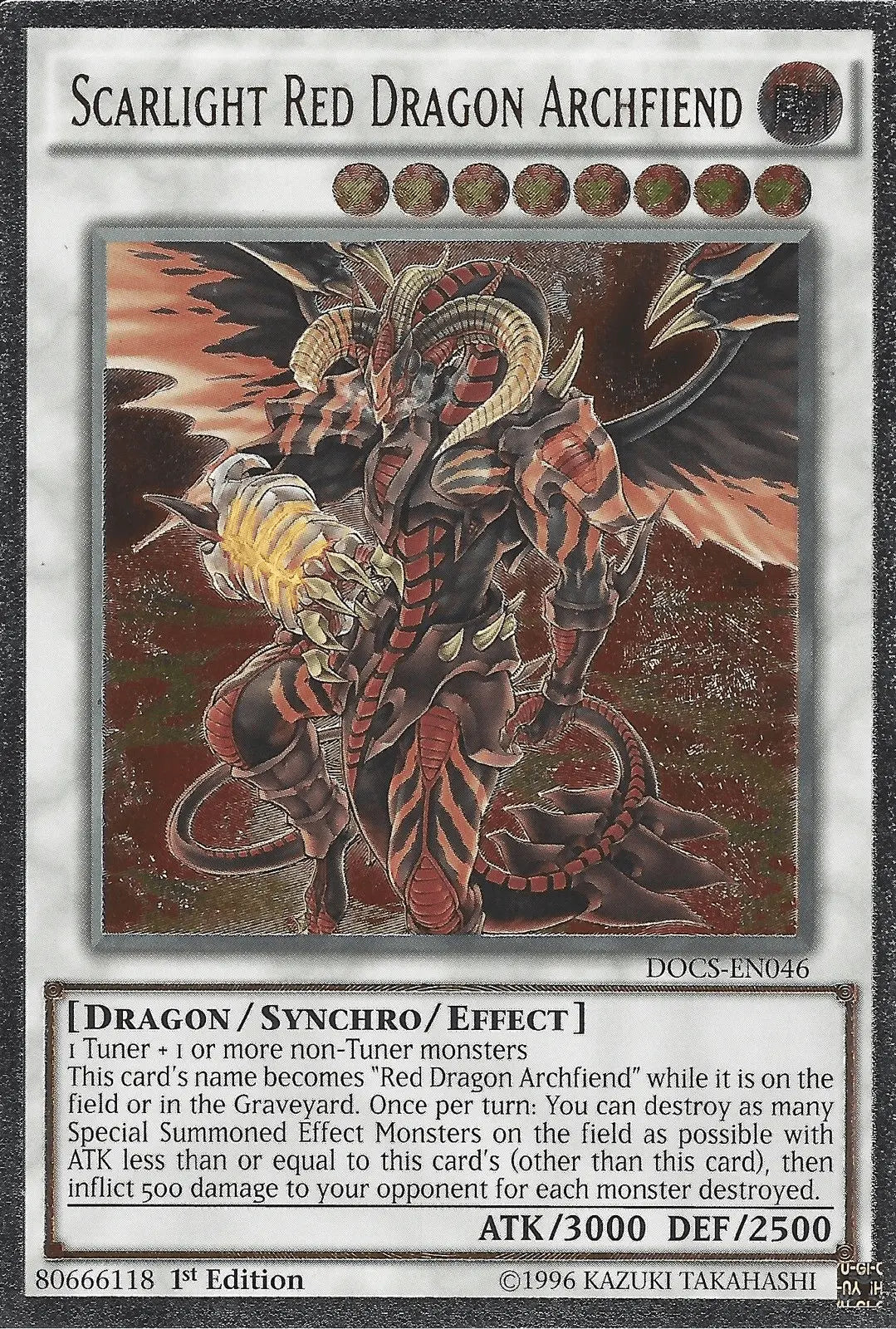 Scarlight Red Dragon Archfiend (UTR) [DOCS-EN046] Ultimate Rare - Doe's Cards