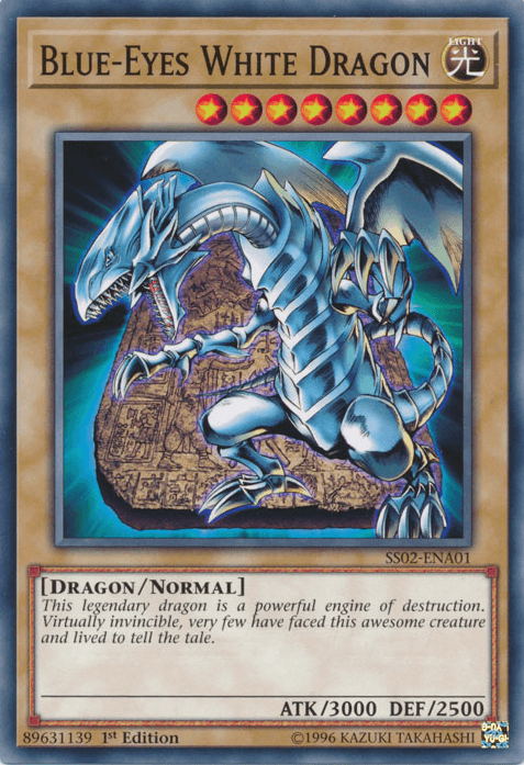 Blue-Eyes White Dragon [SS02-ENA01] Common - Doe's Cards