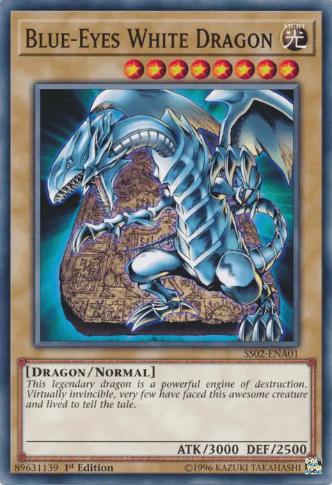Blue-Eyes White Dragon [SS02-ENA01] Common - Doe's Cards