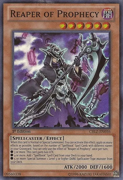 Reaper of Prophecy [CBLZ-EN036] Super Rare - Doe's Cards