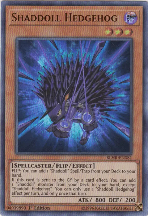 Shaddoll Hedgehog [BLHR-EN081] Ultra Rare - Doe's Cards