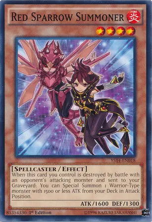 Red Sparrow Summoner [YS14-EN018] Common - Doe's Cards