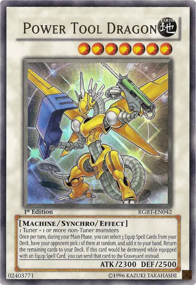 Power Tool Dragon [RGBT-EN042] Ultra Rare - Doe's Cards