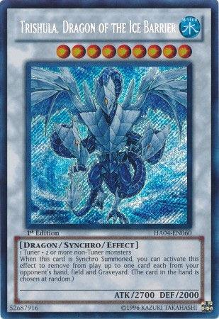 Trishula, Dragon of the Ice Barrier [HA04-EN060] Secret Rare - Doe's Cards