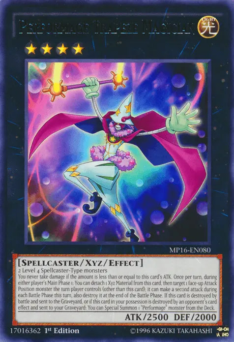 Performage Trapeze Magician [MP16-EN080] Rare - Doe's Cards