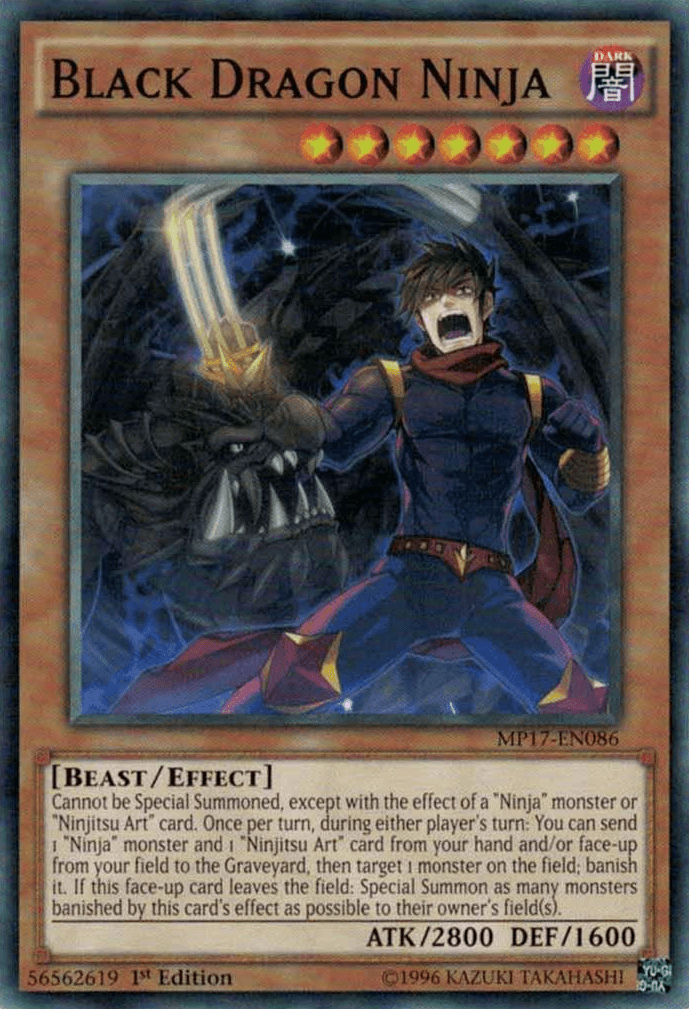 Black Dragon Ninja [MP17-EN086] Common - Doe's Cards