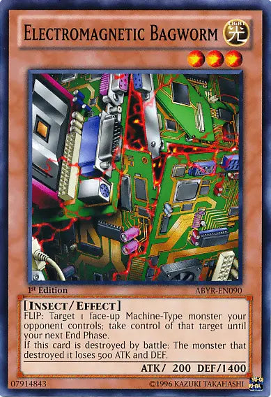 Electromagnetic Bagworm [ABYR-EN090] Common - Doe's Cards