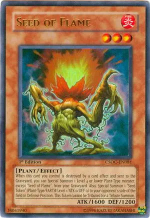 Seed of Flame [CSOC-EN081] Ultra Rare - Doe's Cards