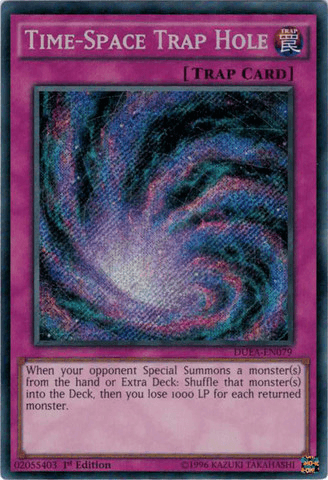 Time-Space Trap Hole [DUEA-EN079] Secret Rare - Doe's Cards