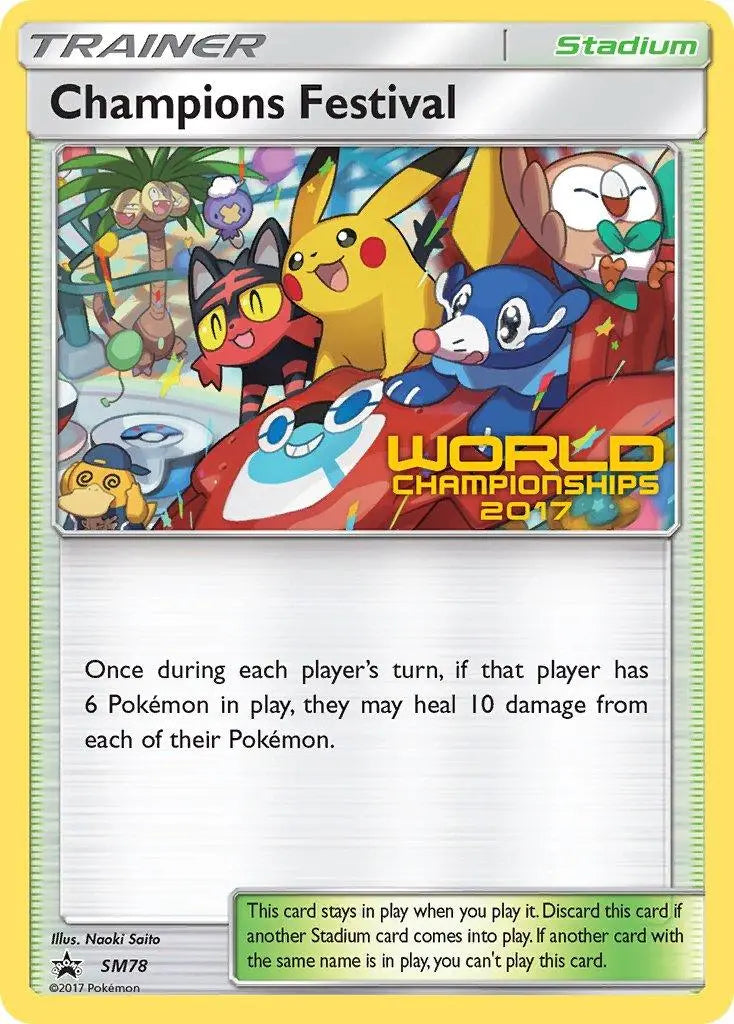 Champions Festival (SM78) (2017 Champion) [Sun & Moon: Black Star Promos] - Doe's Cards