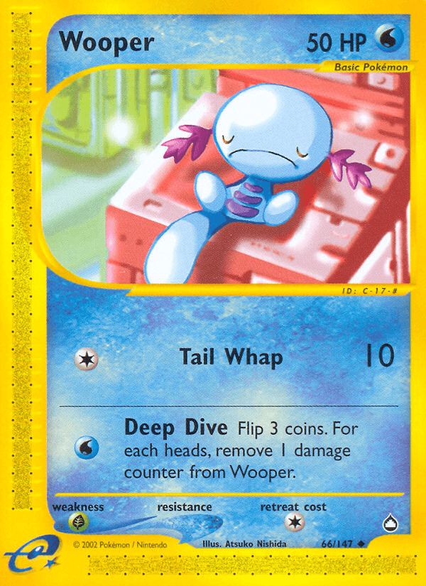 Wooper (66/147) [Aquapolis] - Doe's Cards