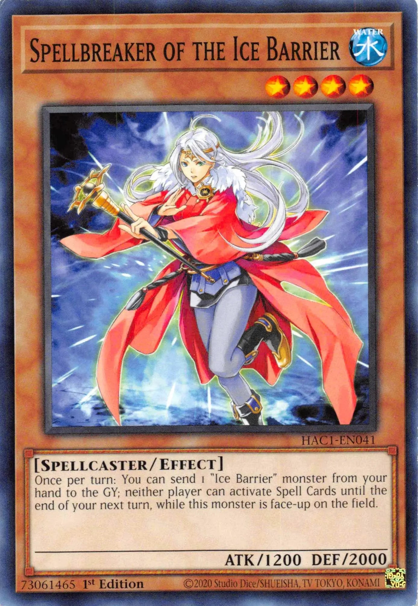 Spellbreaker of the Ice Barrier [HAC1-EN041] Common - Doe's Cards