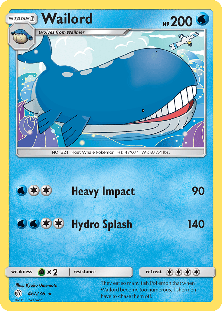 Wailord (46/236) [Sun & Moon: Cosmic Eclipse] - Doe's Cards