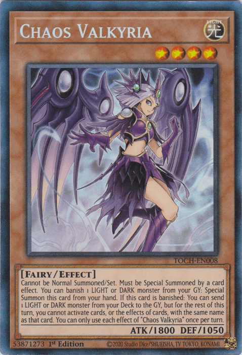 Chaos Valkyria [TOCH-EN008] Collector's Rare - Doe's Cards