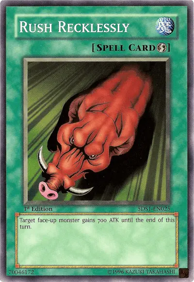 Rush Recklessly [5DS1-EN025] Common - Doe's Cards
