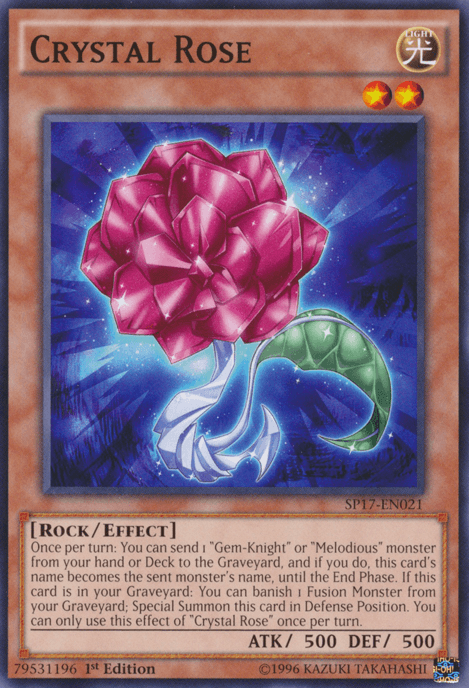 Crystal Rose [SP17-EN021] Common - Doe's Cards