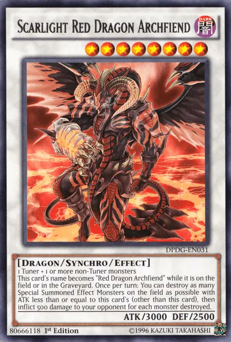 Scarlight Red Dragon Archfiend [DPDG-EN031] Rare - Doe's Cards