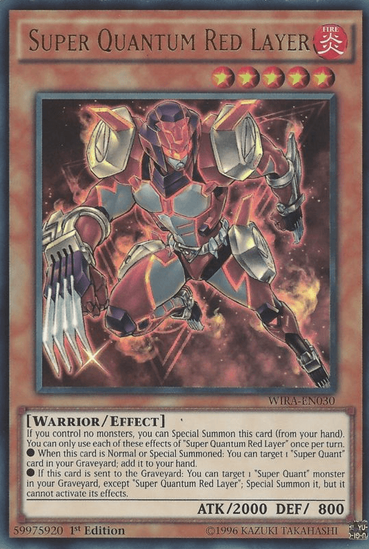 Super Quantum Red Layer [WIRA-EN030] Ultra Rare - Doe's Cards