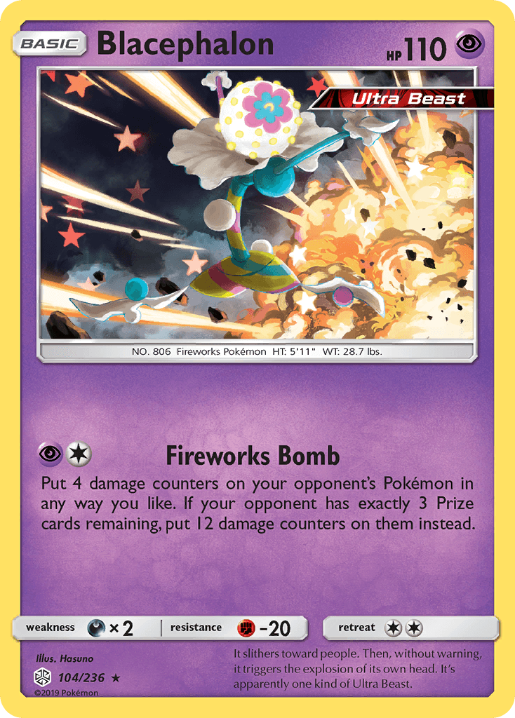 Blacephalon (104/236) [Sun & Moon: Cosmic Eclipse] - Doe's Cards