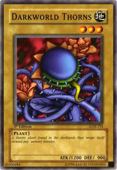 Darkworld Thorns [LOB-114] Common - Doe's Cards