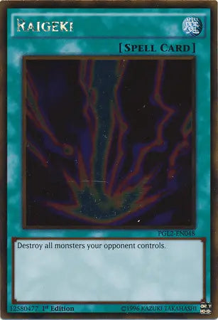 Raigeki [PGL2-EN048] Gold Rare - Doe's Cards