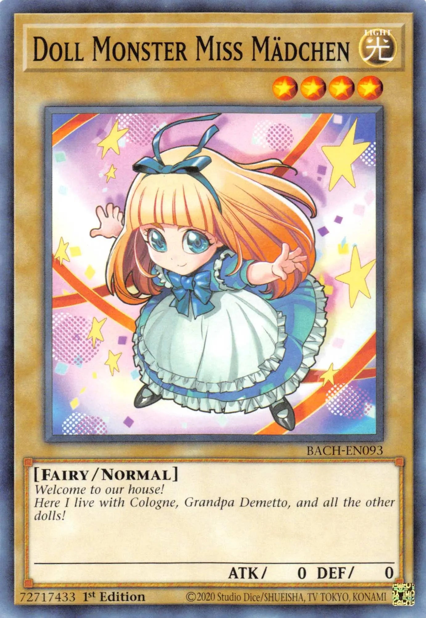 Doll Monster Miss Madchen [BACH-EN093] Common - Doe's Cards