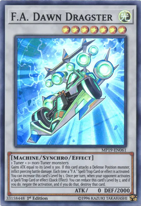 F.A. Dawn Dragster [MP19-EN061] Super Rare - Doe's Cards