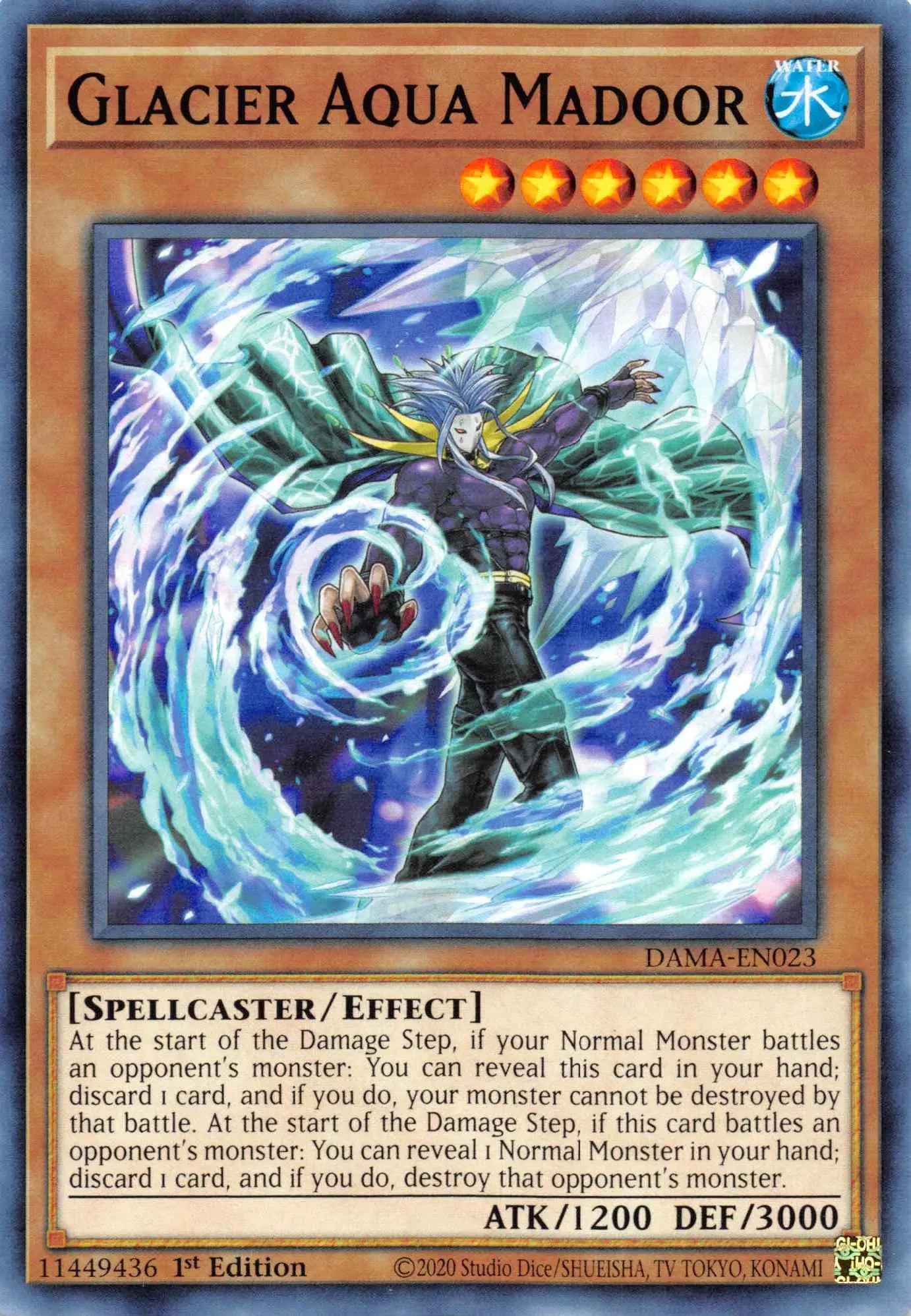 Glacier Aqua Madoor [DAMA-EN023] Common - Doe's Cards