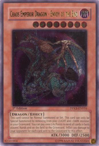Chaos Emperor Dragon - Envoy of the End [DPKB-EN016] Ultimate Rare - Doe's Cards