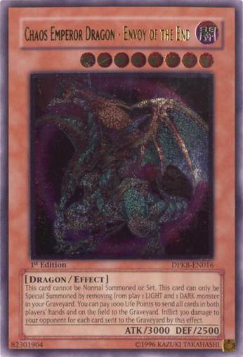 Chaos Emperor Dragon - Envoy of the End [DPKB-EN016] Ultimate Rare - Doe's Cards