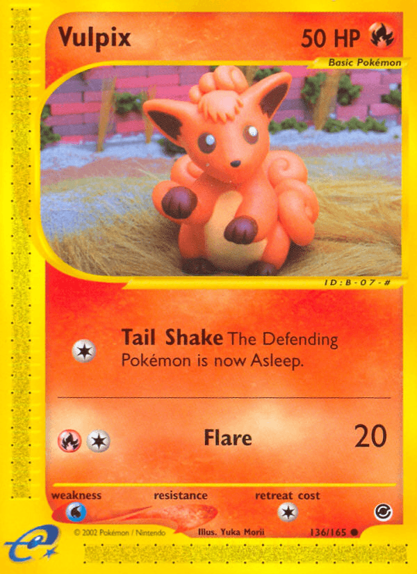 Vulpix (136/165) [Expedition: Base Set] - Doe's Cards