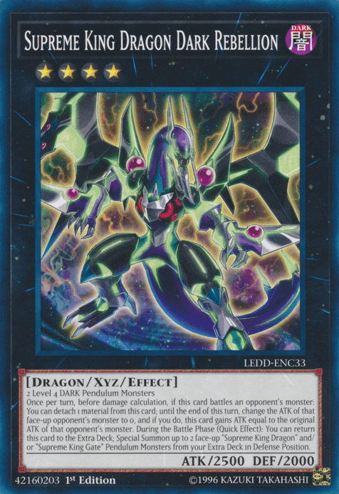 Supreme King Dragon Dark Rebellion [LEDD-ENC33] Common - Doe's Cards